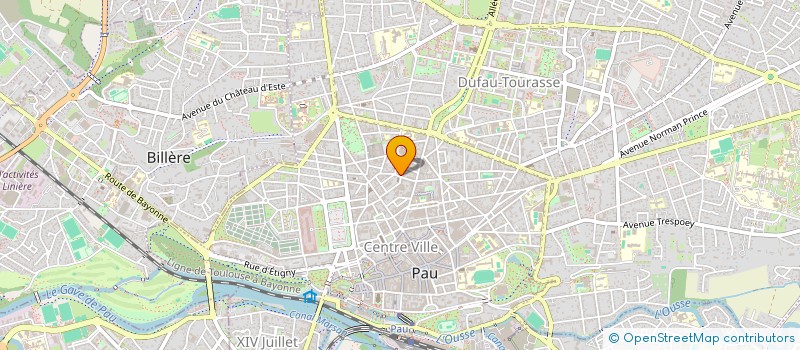 localisation de l'entreprise SYNDIC BENEVOLE DE MADAME DUFFAUT YVETTE à PAU