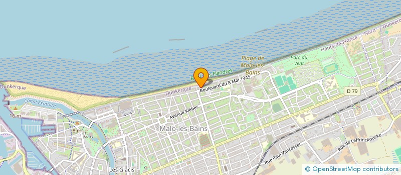 localisation de l'entreprise SYNDIC BENEVOLE DU 101 à DUNKERQUE