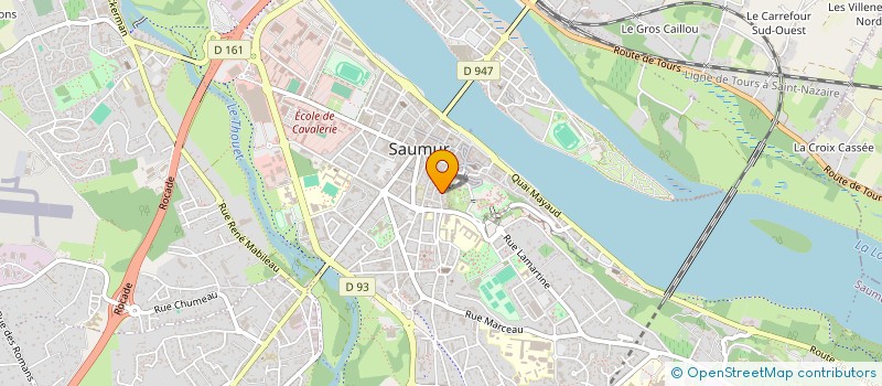 localisation de l'entreprise SYNDIC BENEVOLE DU 47 ET 47 BIS GRANDE RUE  SAUMUR