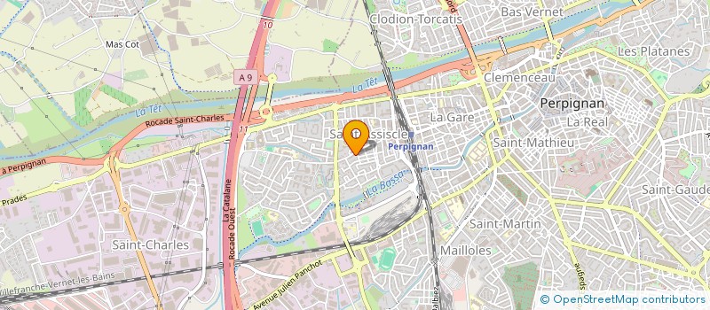 localisation de l'entreprise SYNDIC BENEVOLE LE FOULON  PERPIGNAN