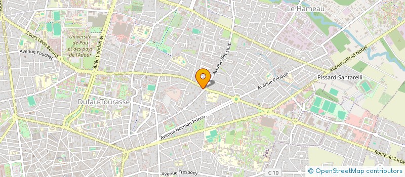 localisation de l'entreprise SYNDIC BENEVOLE LES FLORALIES à PAU