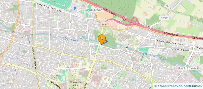 localisation de l'entreprise SYNDIC BENEVOLE MAISON NATURE à PAU