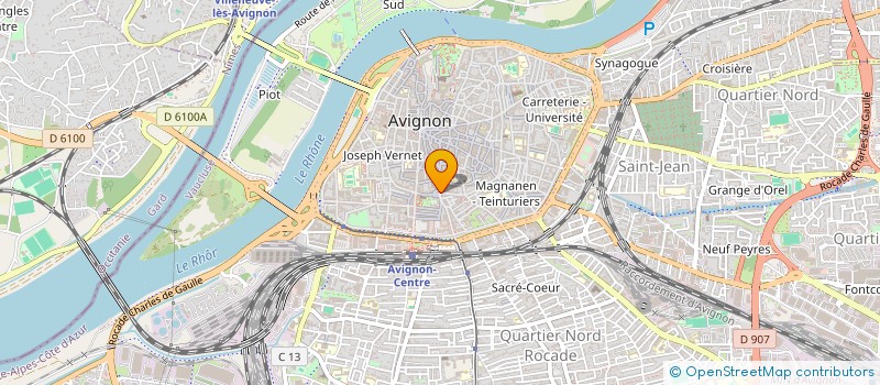 localisation de l'entreprise SYNDIC BENEVOLE RES COPRO DES 3 FAUCONS  AVIGNON