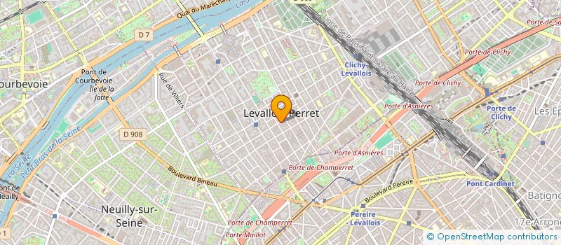 localisation de l'entreprise SYNDIC BERTIN à LEVALLOIS-PERRET