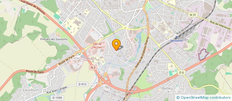 localisation de l'entreprise SYNDIC CAP GESTION à SOISSONS
