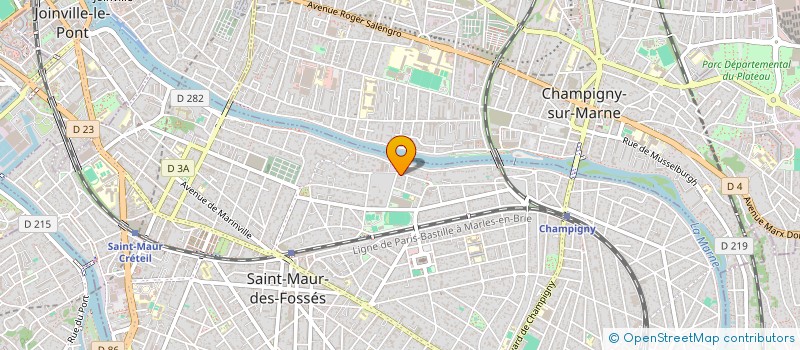 localisation de l'entreprise SYNDIC CENTRE COMMERCIAL SUMA A DRAVEIL à SAINT-MAUR-DES-FOSSES