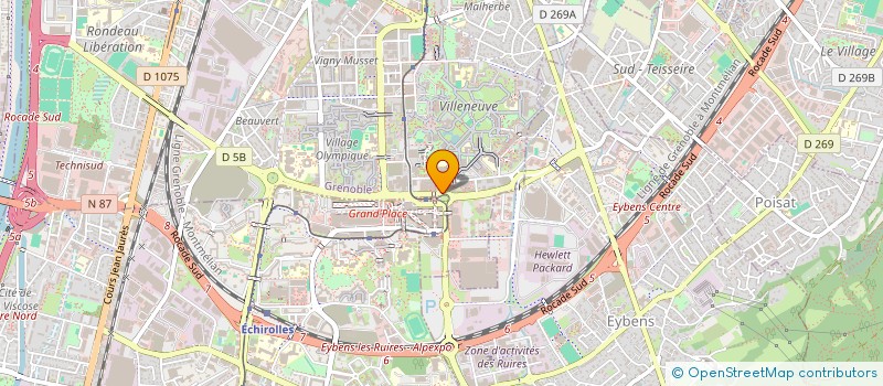 localisation de l'entreprise SYNDIC CGT DES PTT DE L ISERE à GRENOBLE