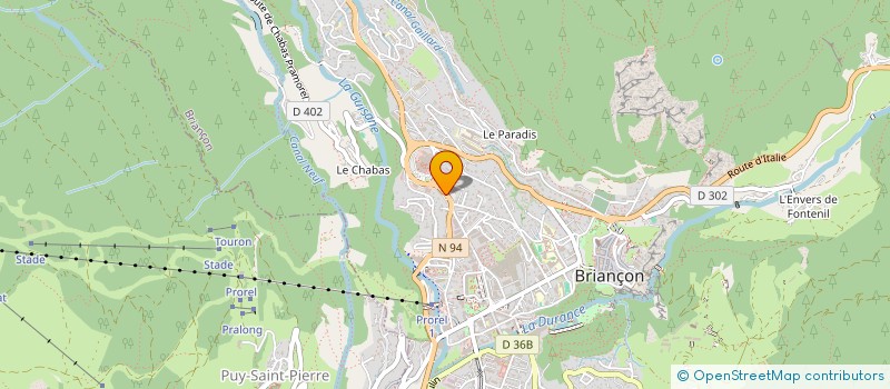 localisation de l'entreprise SYNDIC CHANCEL EFG  BRIANCON