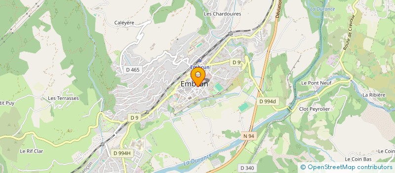 localisation de l'entreprise SYNDIC CLOVIS  EMBRUN