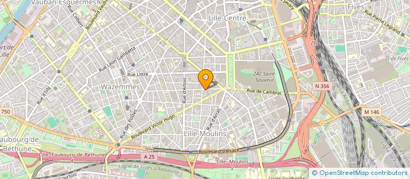 localisation de l'entreprise SYNDIC CO PROP RES CLOS DELESPAUL à LILLE