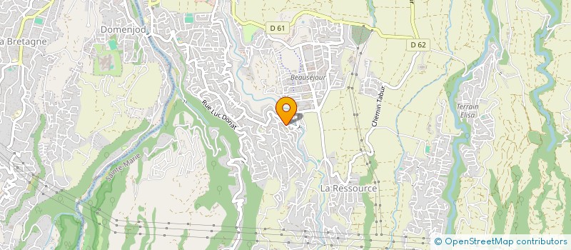 localisation de l'entreprise SYNDIC COLIBRIS  SAINTE-MARIE