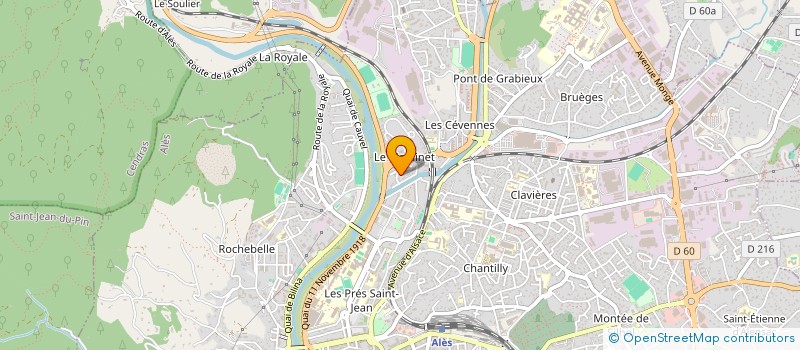 localisation de l'entreprise SYNDIC COOP L HERMITAGE  ALES