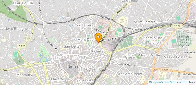 localisation de l'entreprise SYNDIC COP 11 R PAULET  NIMES