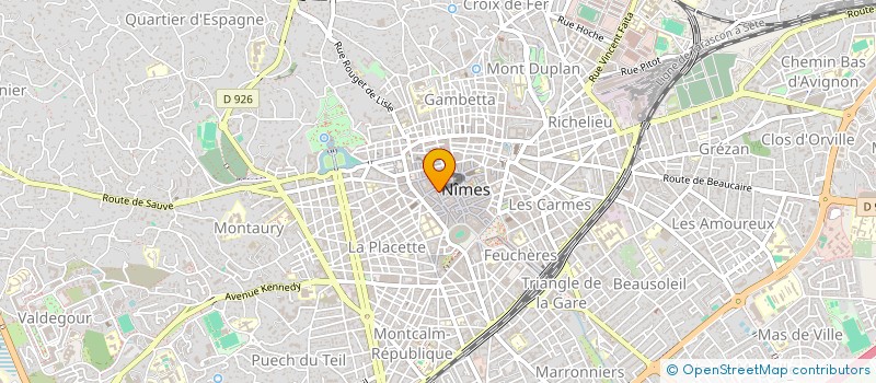 localisation de l'entreprise SYNDIC COP 3 R FRESQUE  NIMES