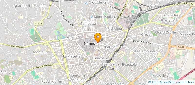 localisation de l'entreprise SYNDIC COP DE VALDEGOUR  NIMES