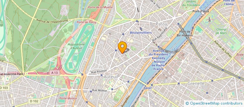 localisation de l'entreprise SYNDIC COP DU 5-7 RUE ANDRE COLLEDEBOEUF  PARIS