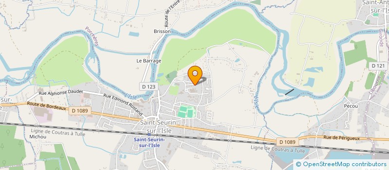 localisation de l'entreprise SYNDIC COP IMMEUBLE SPORTING EUDIA  SAINT-SEURIN-SUR-L'ISLE