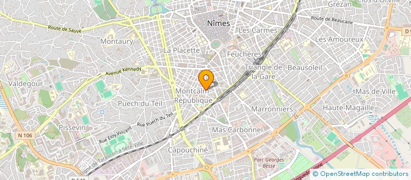 localisation de l'entreprise SYNDIC COP JEANNE D ALBRET  NIMES