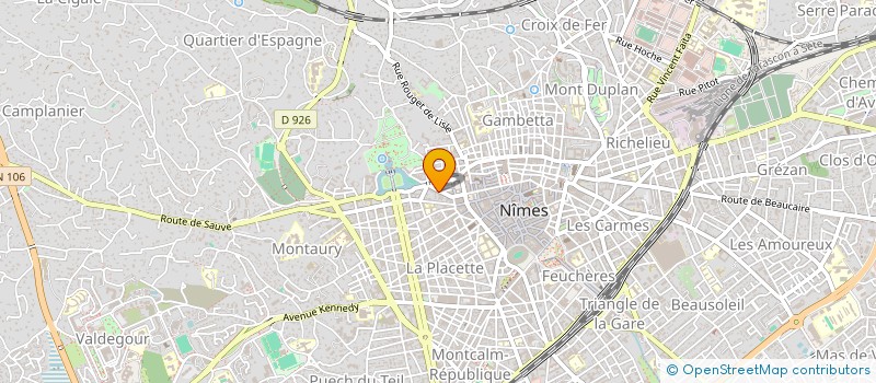 localisation de l'entreprise SYNDIC COP LE D ASSAS  NIMES