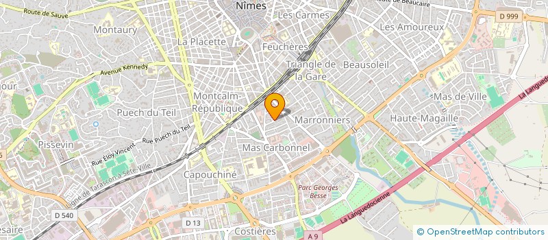 localisation de l'entreprise SYNDIC COP LE MAS  NIMES