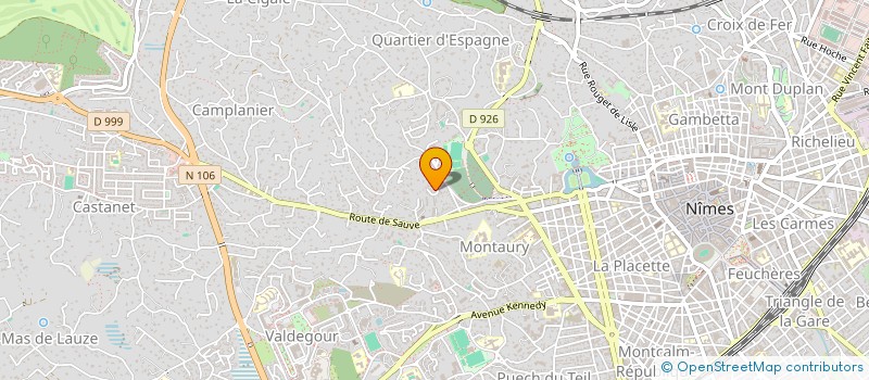 localisation de l'entreprise SYNDIC COP LE PETIT CASTANET  NIMES