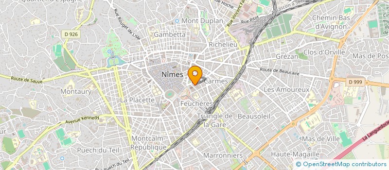 localisation de l'entreprise SYNDIC COP LE REX  NIMES