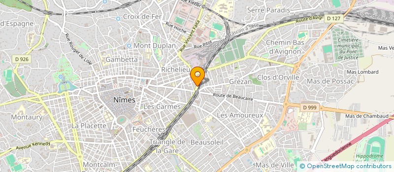 localisation de l'entreprise SYNDIC COP LE TALABOT  NIMES