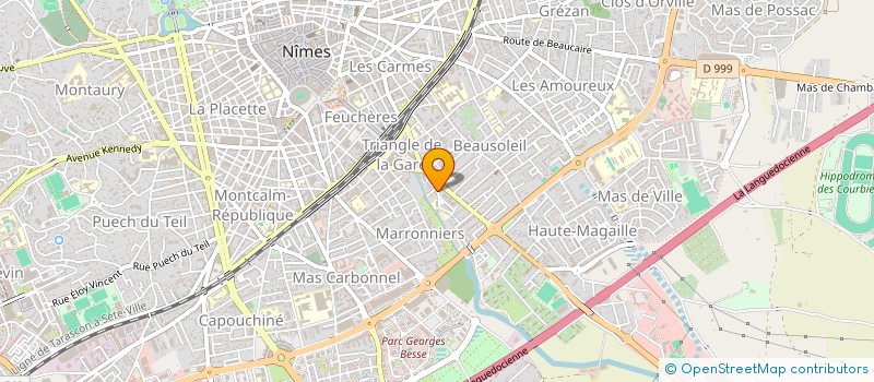 localisation de l'entreprise SYNDIC COP LE TAMARIS  NIMES