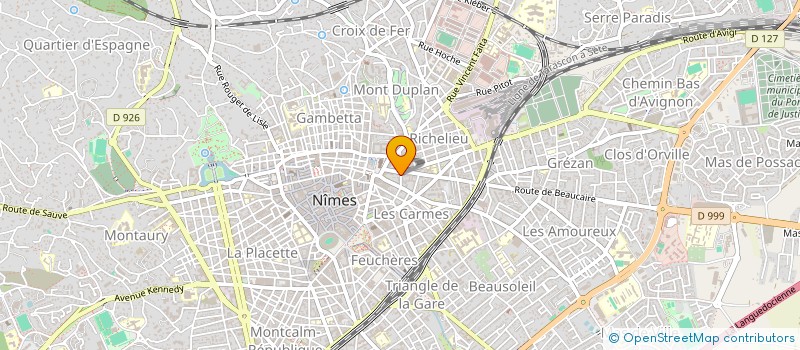 localisation de l'entreprise SYNDIC COP LES CARMES  NIMES