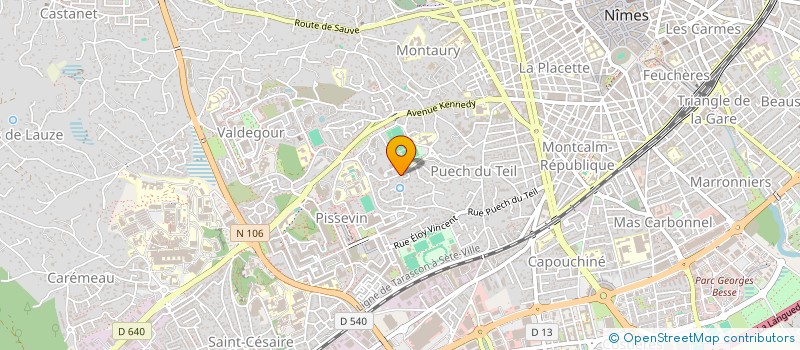 localisation de l'entreprise SYNDIC COP LES EYGALADES  NIMES