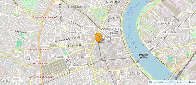 localisation de l'entreprise SYNDIC COP RES 59 CRS DE L INTENDANCE  BORDEAUX