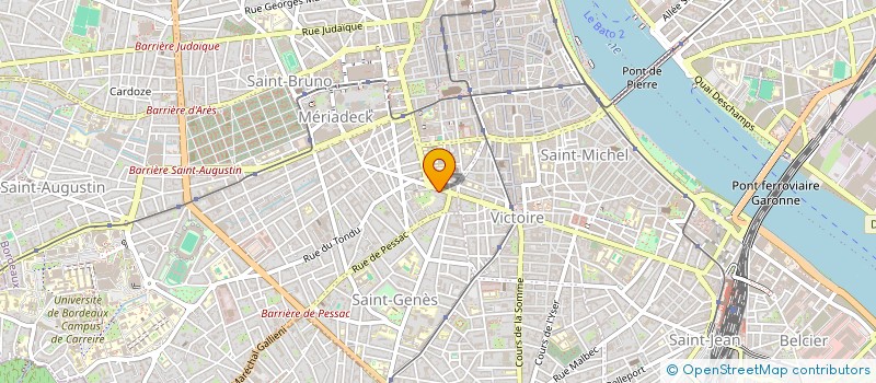 localisation de l'entreprise SYNDIC COP RES 7 CRS ARISTISDE BRIAND  BORDEAUX