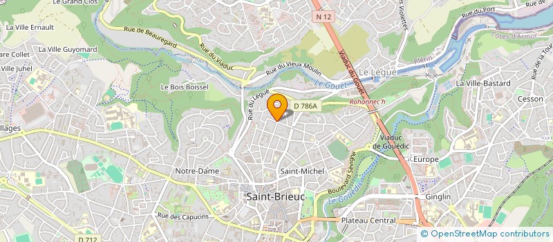 localisation de l'entreprise SYNDIC COP RES DUGUAY TROUIN à SAINT-BRIEUC