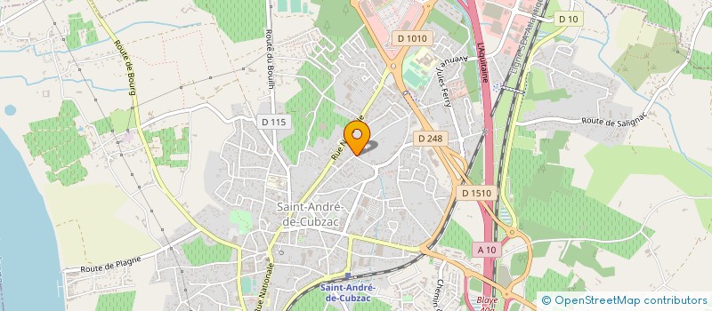 localisation de l'entreprise SYNDIC COP RES LE DOMAINE D ALIENOR  SAINT-ANDRE-DE-CUBZAC