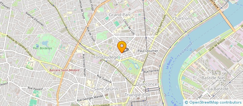 localisation de l'entreprise SYNDIC COP RES LECHAPELIER  BORDEAUX