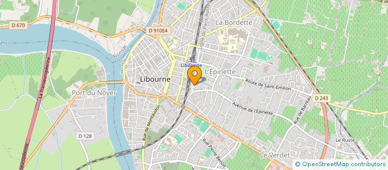 localisation de l'entreprise SYNDIC COP RES LES DUCS DE GUYENNE  LIBOURNE