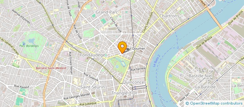 localisation de l'entreprise SYNDIC COP RES RUE DE LA COURSE  BORDEAUX