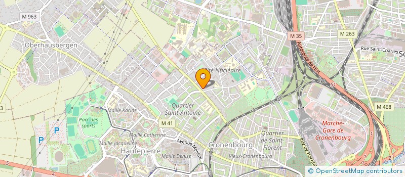 localisation de l'entreprise SYNDIC COPR 210 RTE DE MITTELHAUSBERGEN à STRASBOURG