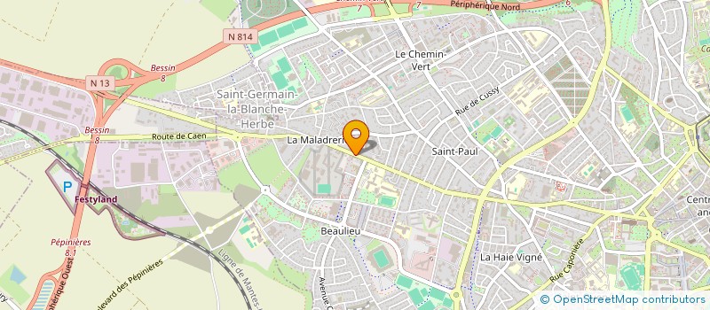 localisation de l'entreprise SYNDIC COPR 28 ET 30 RUE DU GEN MOULIN à CAEN