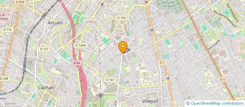 localisation de l'entreprise SYNDIC COPR 4 BD CHASTENET DE GERY à VILLEJUIF