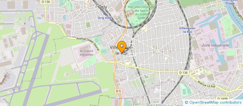 localisation de l'entreprise SYNDIC COPR DU 2 PLACE GRANDE FONTAINE  VILLENEUVE-LE-ROI