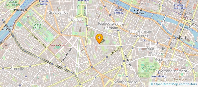 localisation de l'entreprise SYNDIC COPR DU 37 RUE VANEAU  PARIS