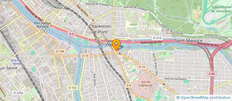 localisation de l'entreprise SYNDIC COPR VILLA MOYNET 1 AV GAL LECLERC  MAISONS-ALFORT
