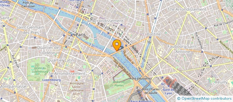 localisation de l'entreprise SYNDIC COPRO 1 BD HENRI IV  PARIS