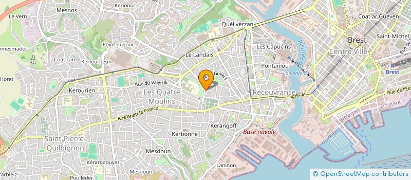 localisation de l'entreprise SYNDIC COPRO 1 ET 3 R MALLARME à BREST