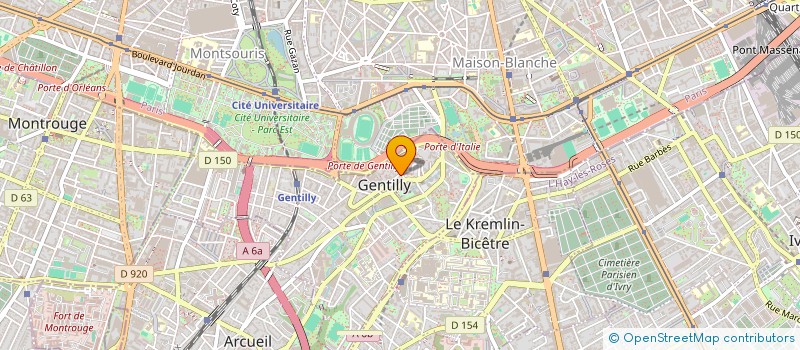 localisation de l'entreprise SYNDIC COPRO 1 R R MARCHAND à GENTILLY