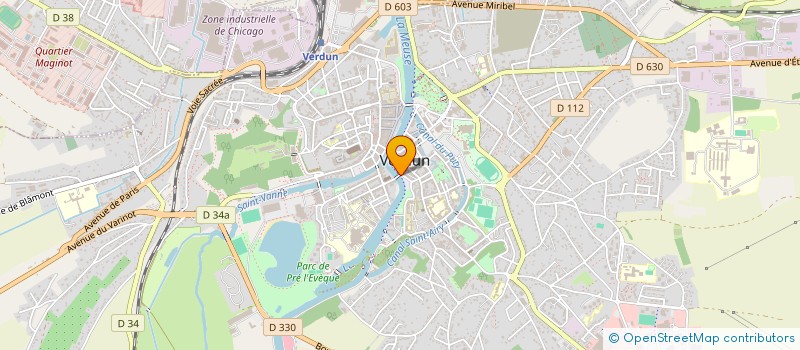 localisation de l'entreprise SYNDIC COPRO 1 RUE GAMBETTA  VERDUN