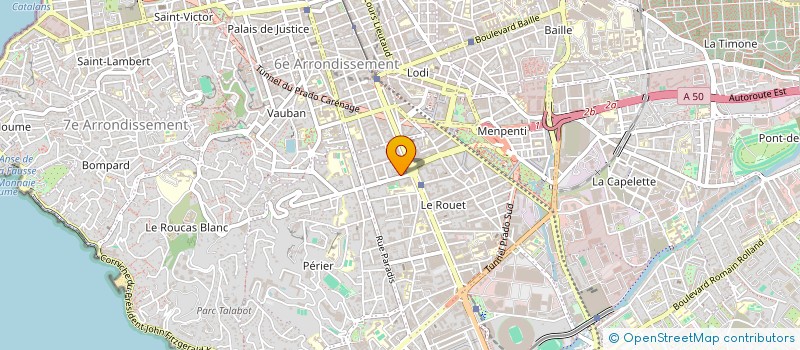 localisation de l'entreprise SYNDIC COPRO 10 12 BD PERIER à MARSEILLE