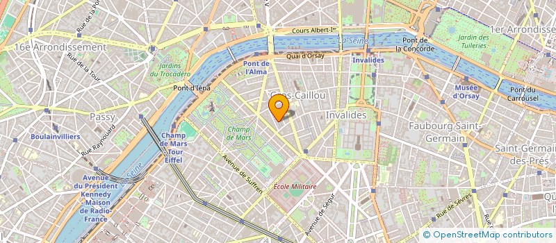 localisation de l'entreprise SYNDIC.COPRO 10 RUE DU GROS CAILLOU  PARIS