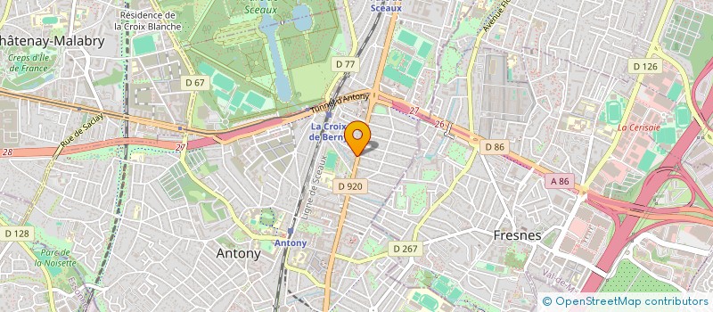 localisation de l'entreprise SYNDIC COPRO 101 AV ARISTIDE BRIAND  ANTONY